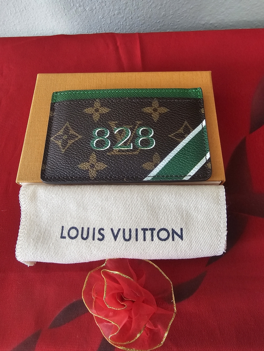 💯AUTHENTIC LOUIS VUITTON SPECIAL CUSTOM CARD HOLDER